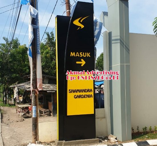 Jasa Pembuatan dan Pemasangan Pylonsign di Bekasi